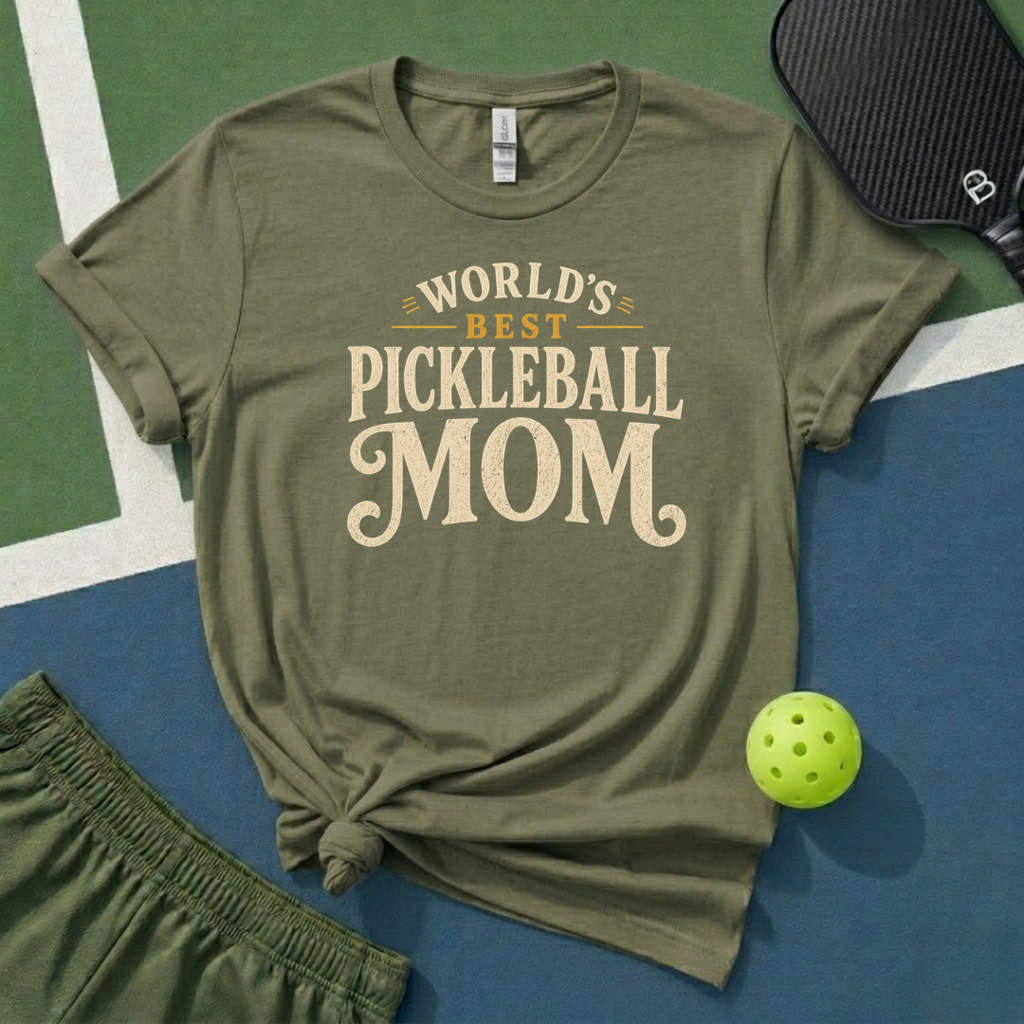 World's Best Pickleball Mom T-Shirt