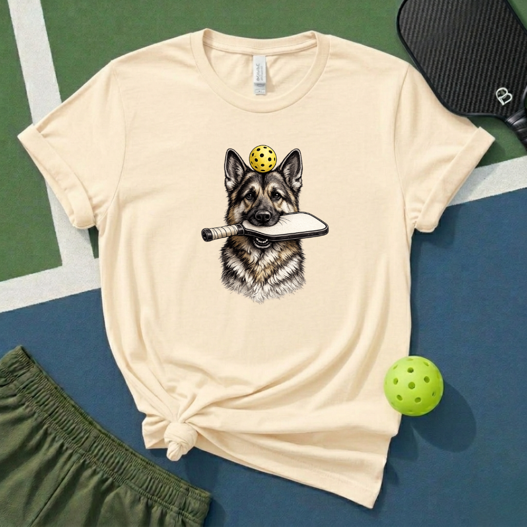Pickleball German Shephard T-Shirt