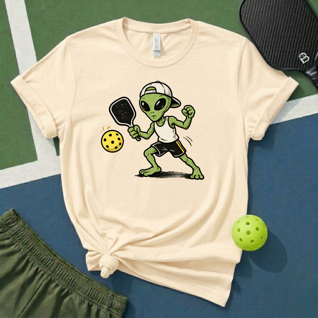 Alien Pickleballer T-Shirt