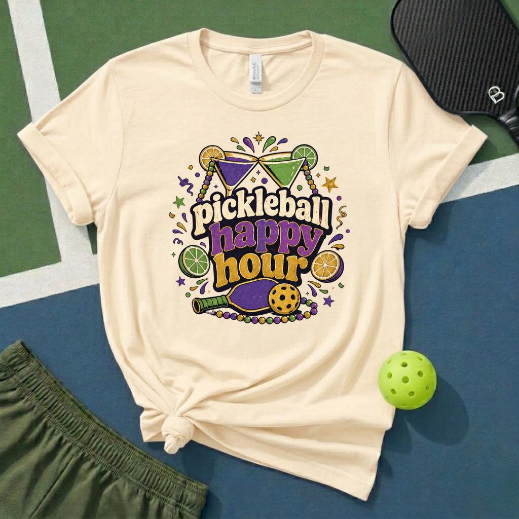 Pickleball Happy Hour T-Shirt