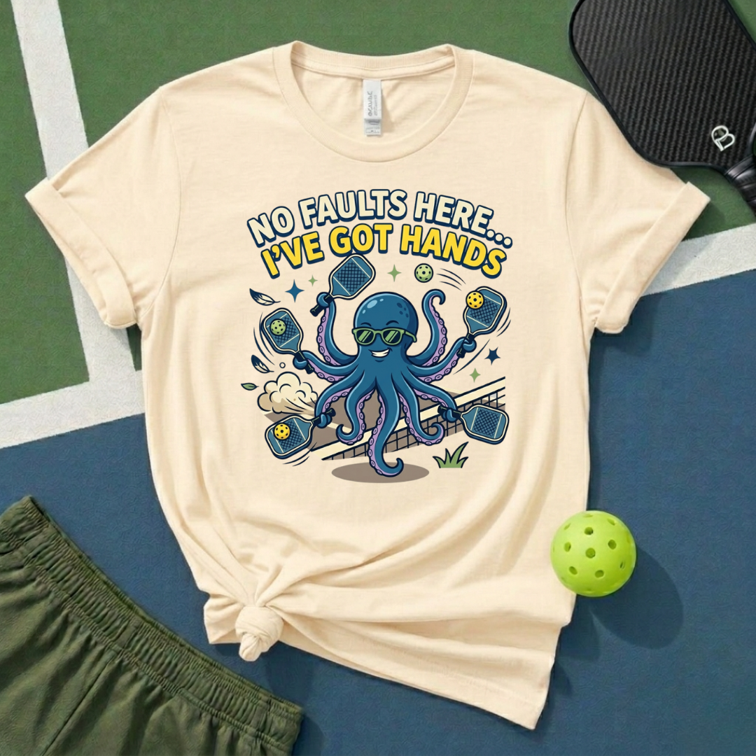 No Faults Here, I've Got Hands T-Shirt