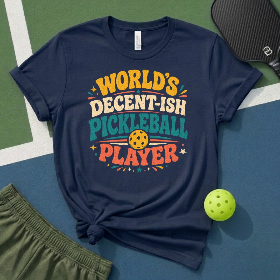 World's Decent-Ish Pickleball Player T-Shirt