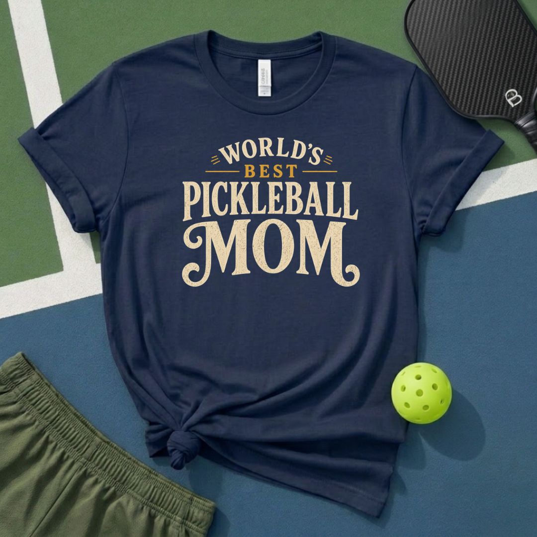 World's Best Pickleball Mom T-Shirt