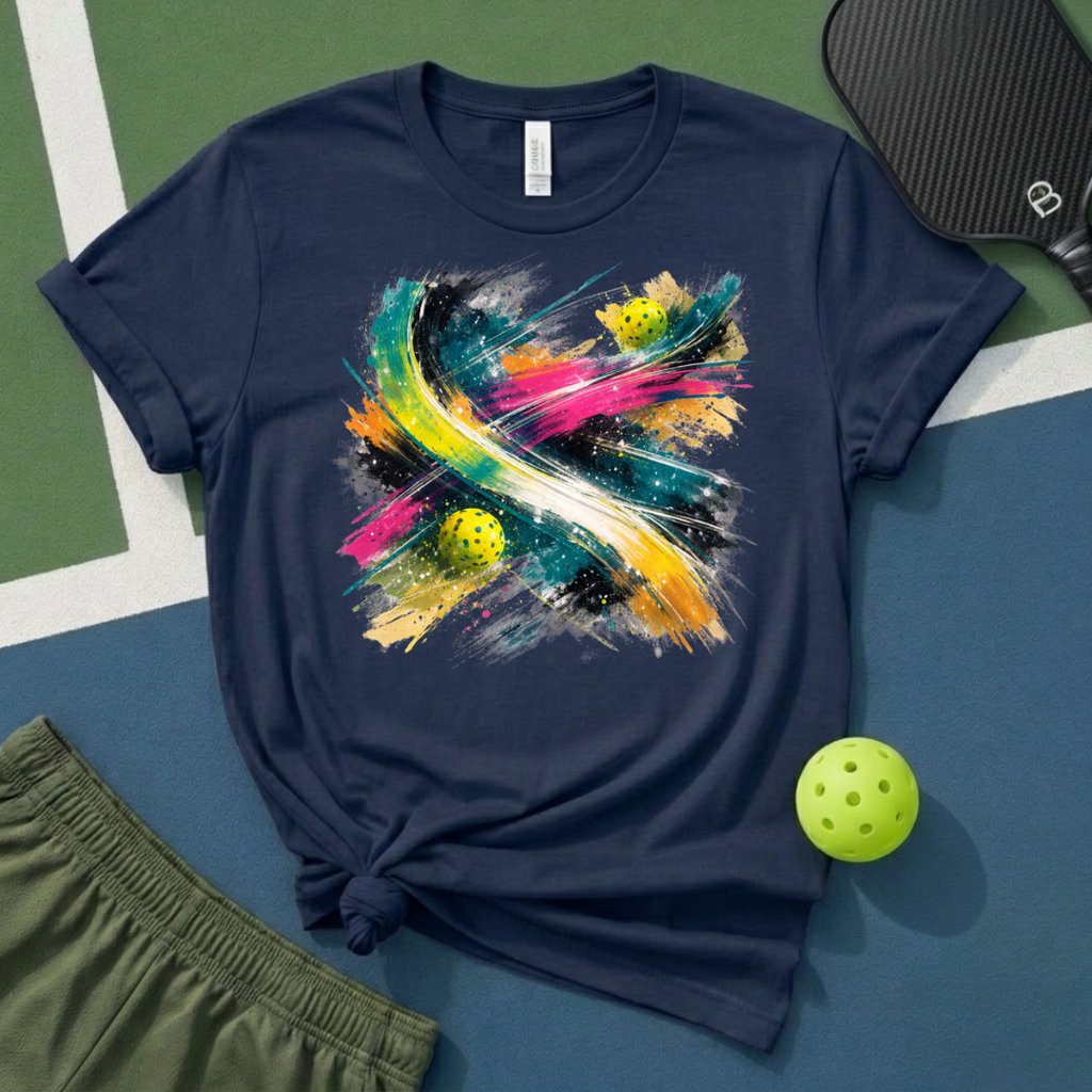 Pickleball Abstract T-Shirt