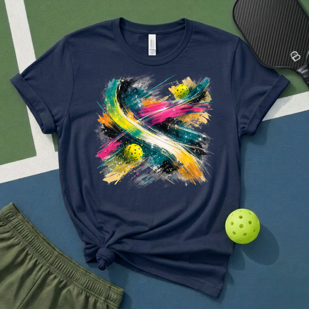 Pickleball Abstract T-Shirt