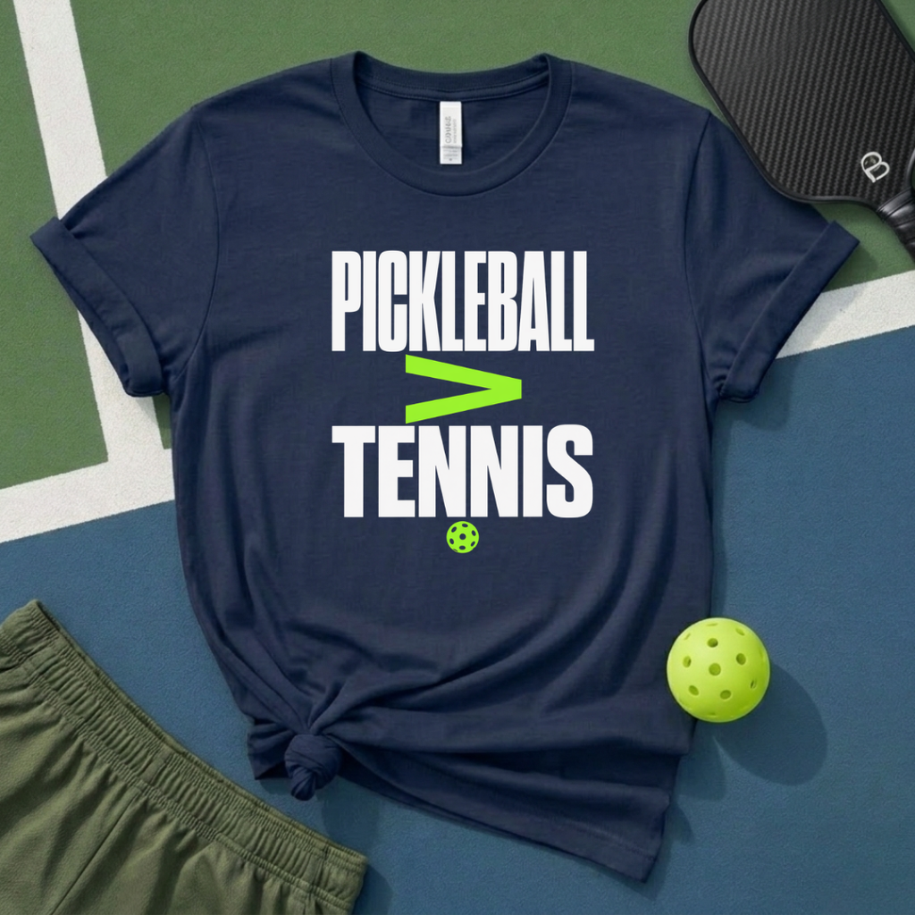 Pickleball Over Tennis T-Shirt