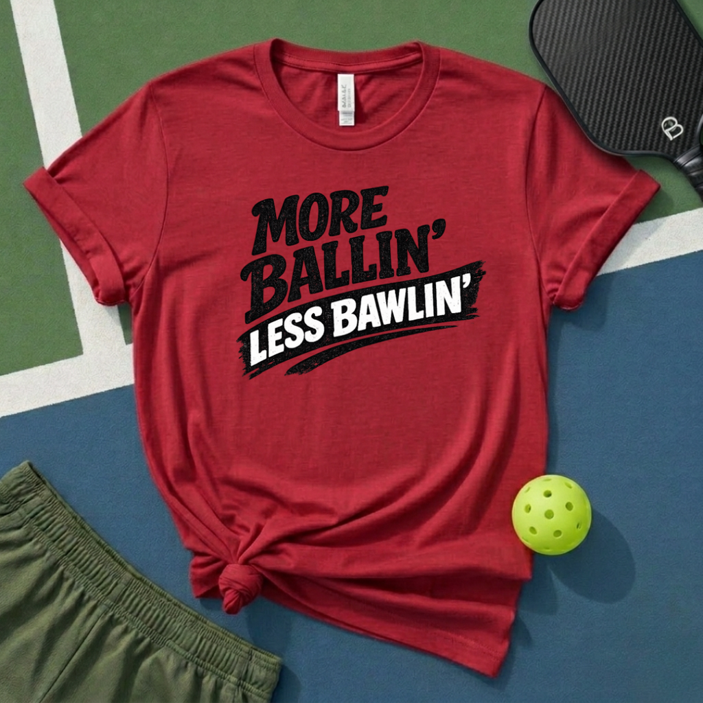 More Ballin' Less Bawlin' T-Shirt