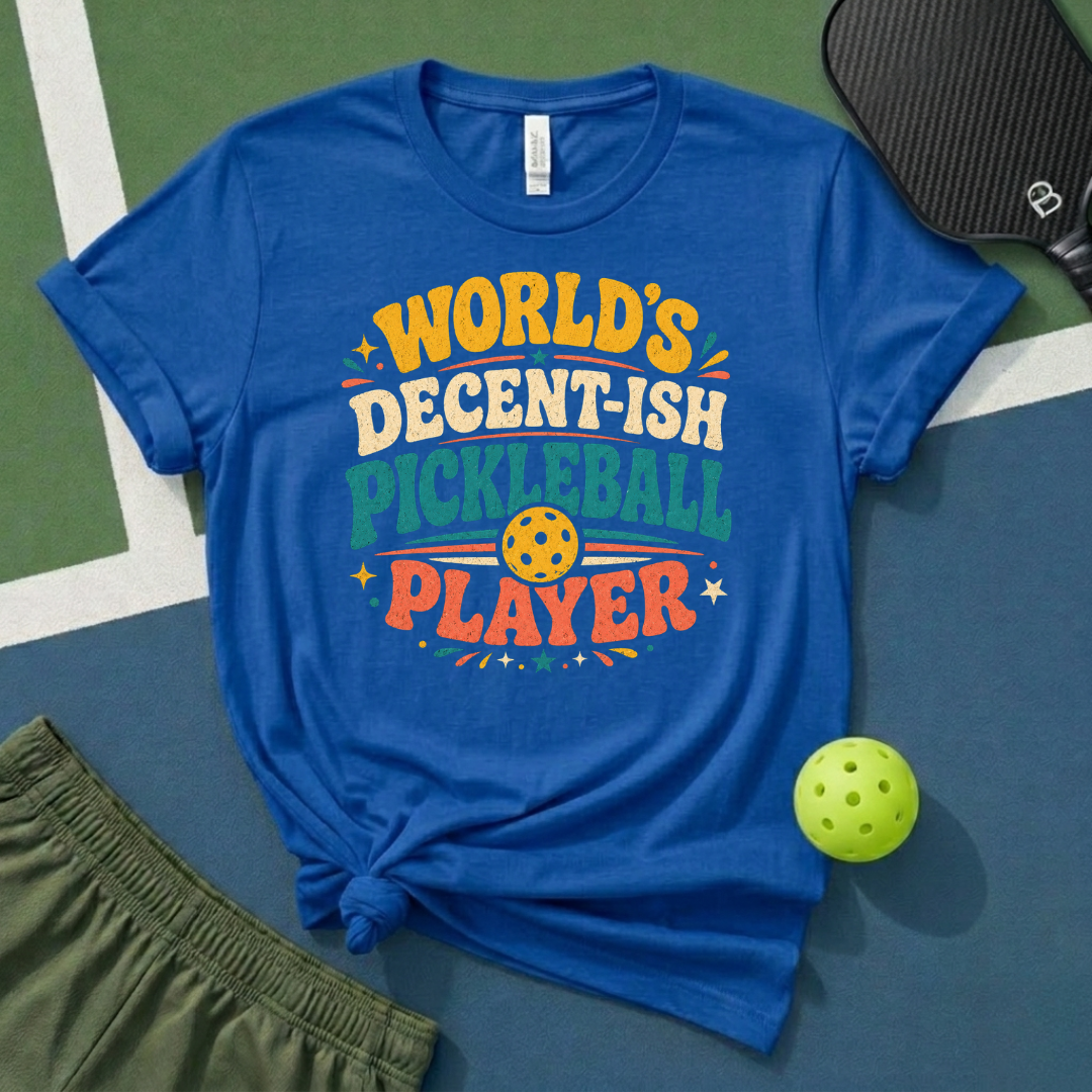 World's Decent-Ish Pickleball Player T-Shirt