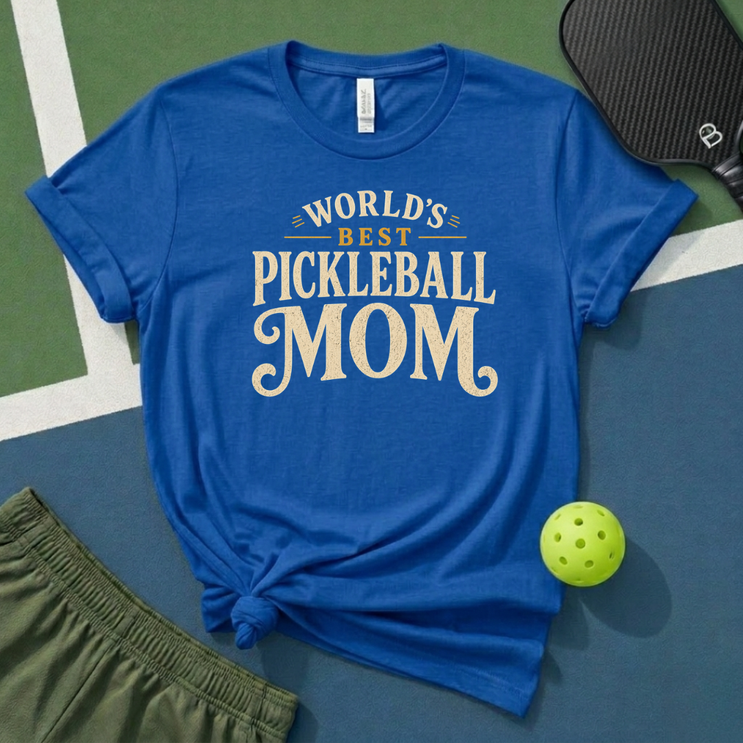 World's Best Pickleball Mom T-Shirt