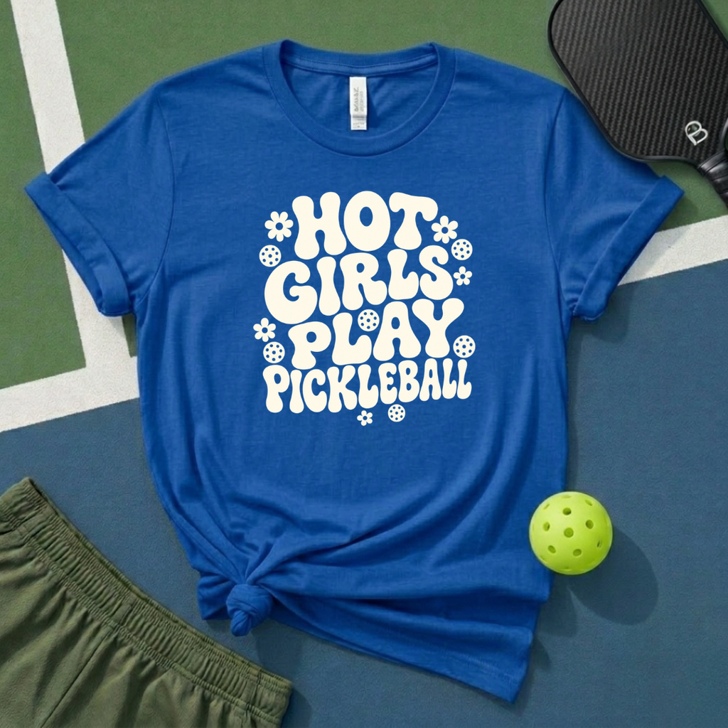 Hot Girls Play Pickleball T-Shirt