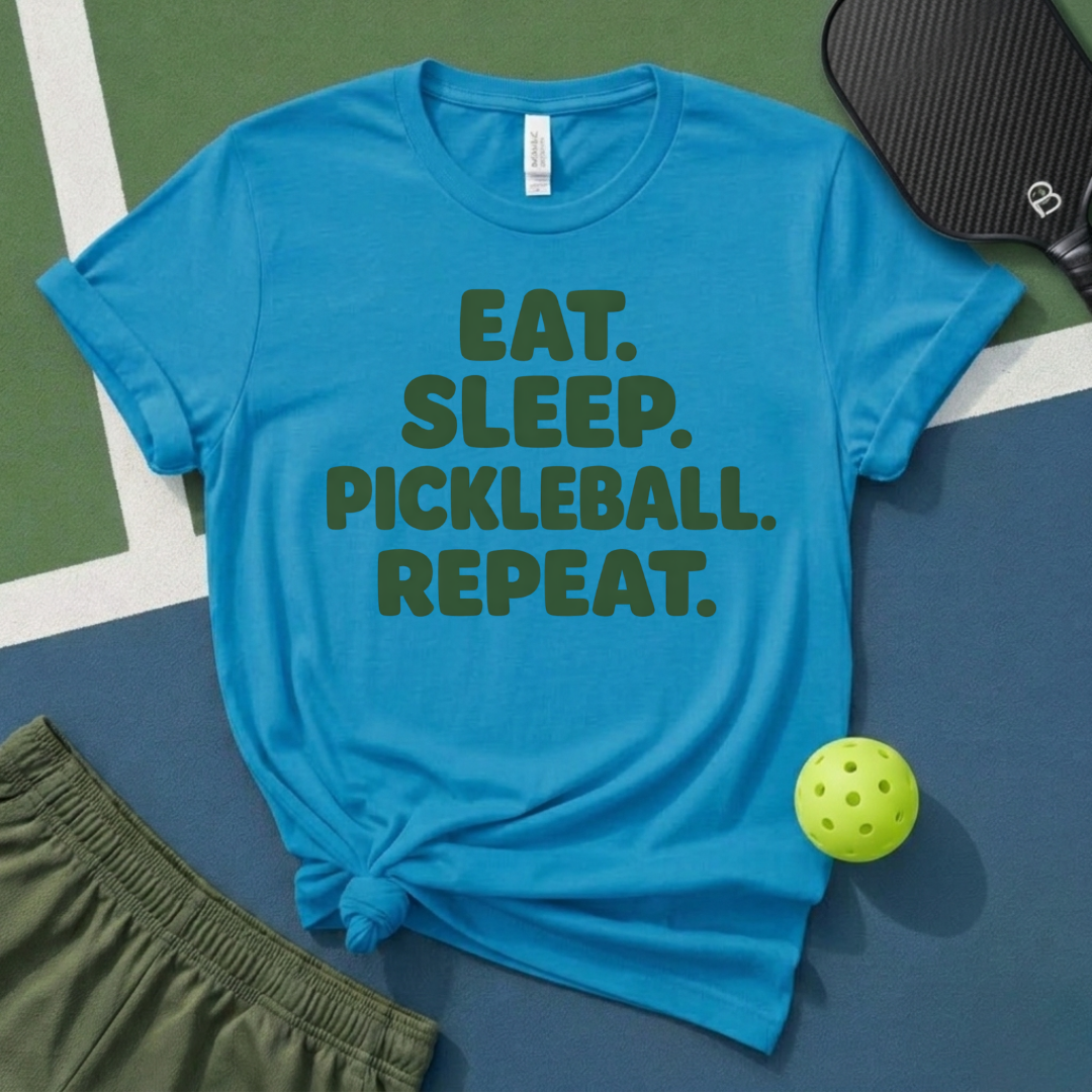 Eat Sleep Pickleball Repeat T-Shirt