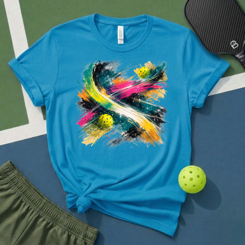 Pickleball Abstract T-Shirt