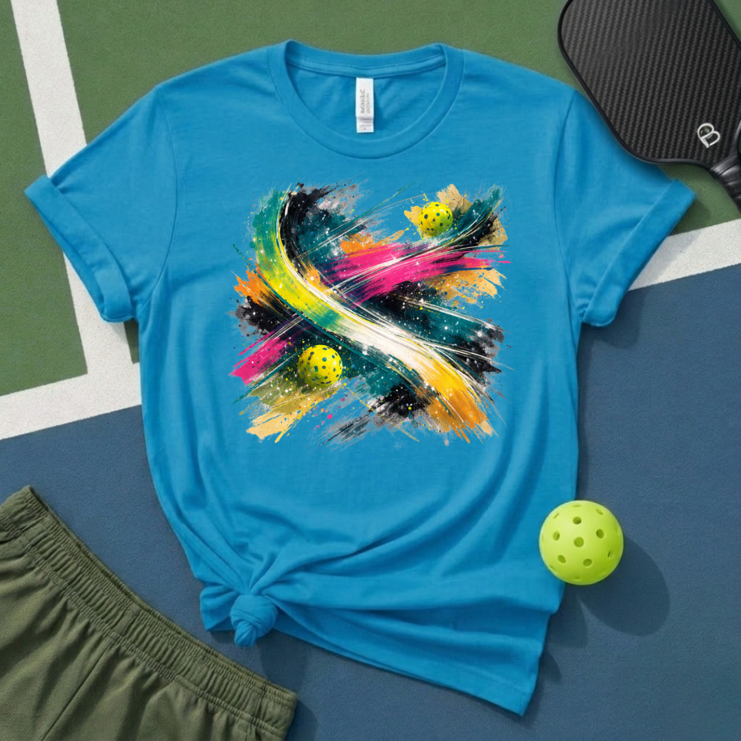 Pickleball Abstract T-Shirt