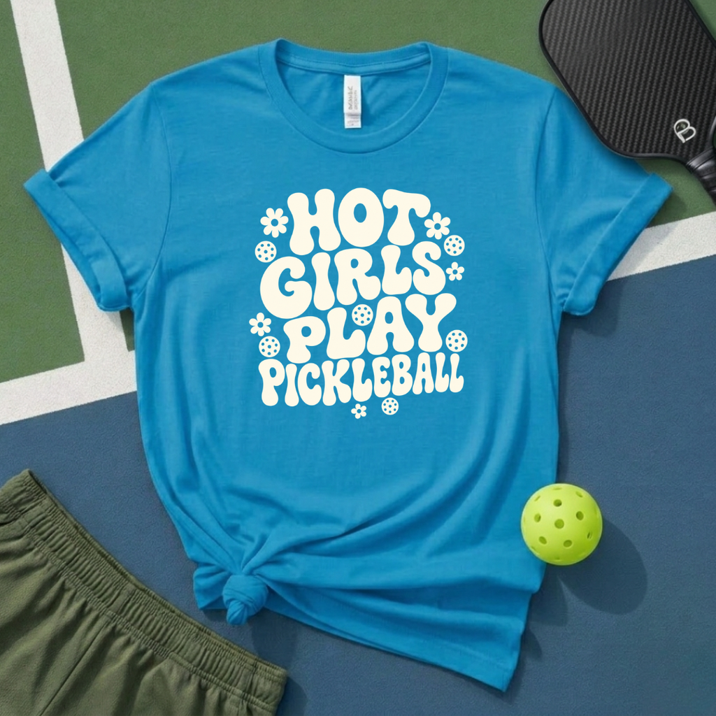 Hot Girls Play Pickleball T-Shirt