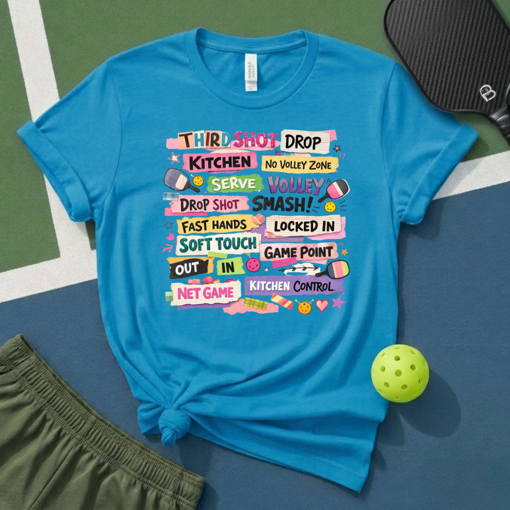 Pickleball Scrapbook T-Shirt