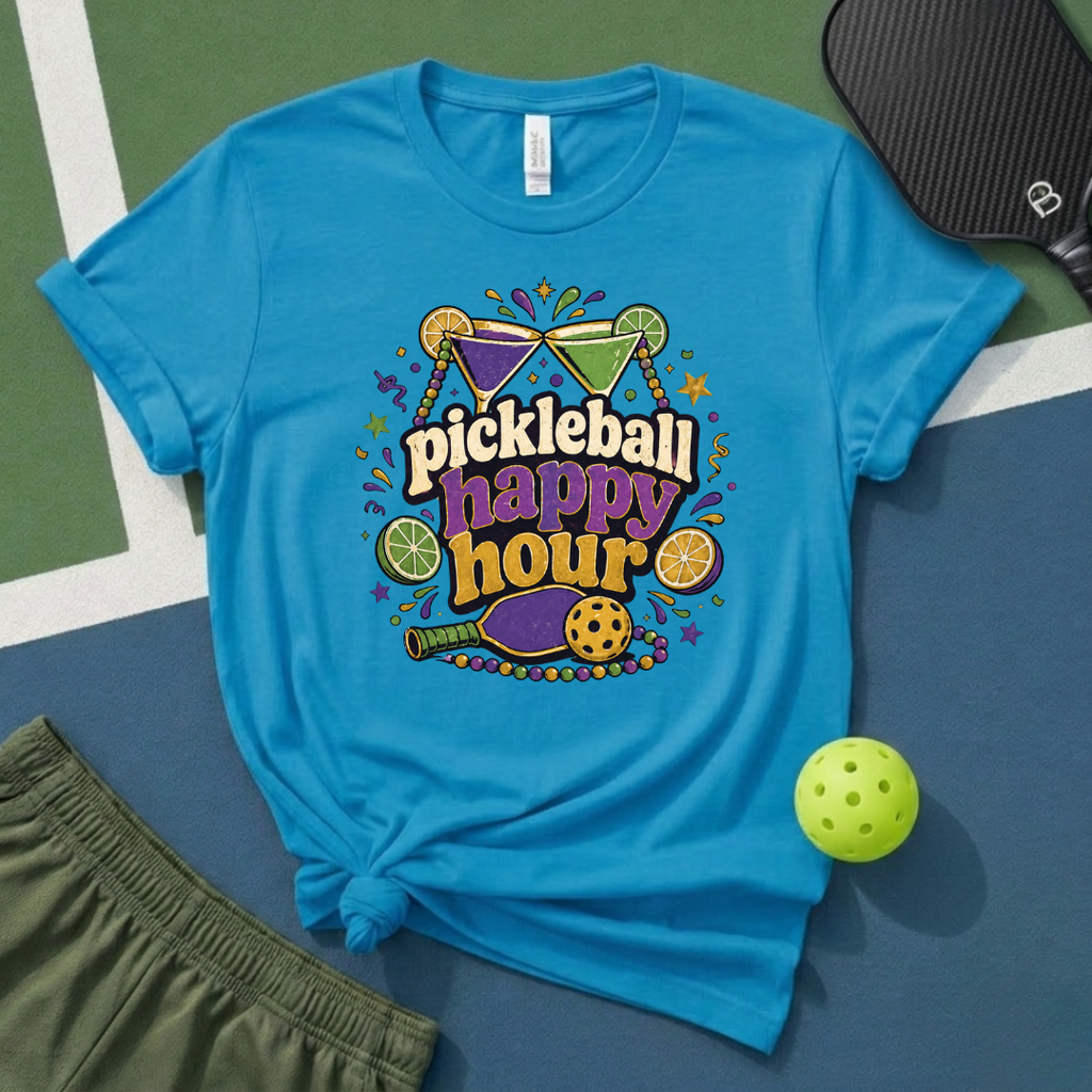 Pickleball Happy Hour T-Shirt