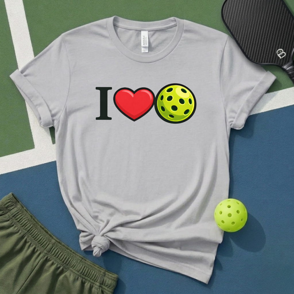 I Love Pickleball T-Shirt