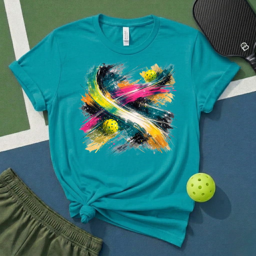 Pickleball Abstract T-Shirt