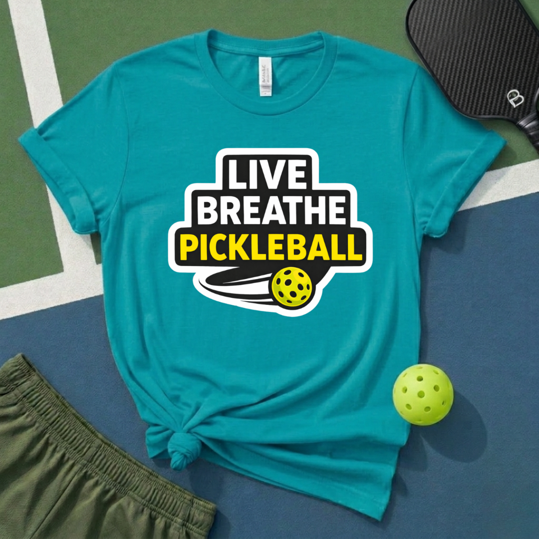 Live Breathe Pickleball T-Shirt
