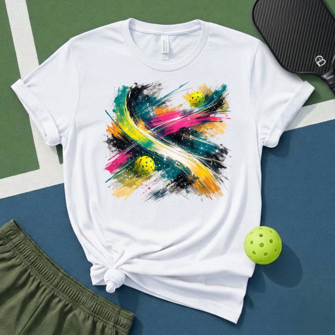 Pickleball Abstract T-Shirt