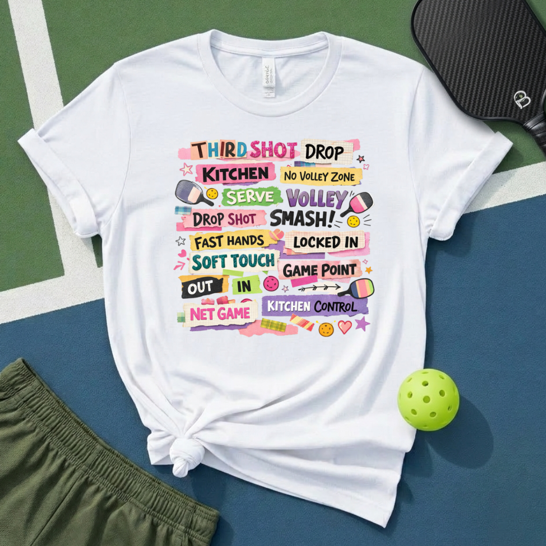 Pickleball Scrapbook T-Shirt