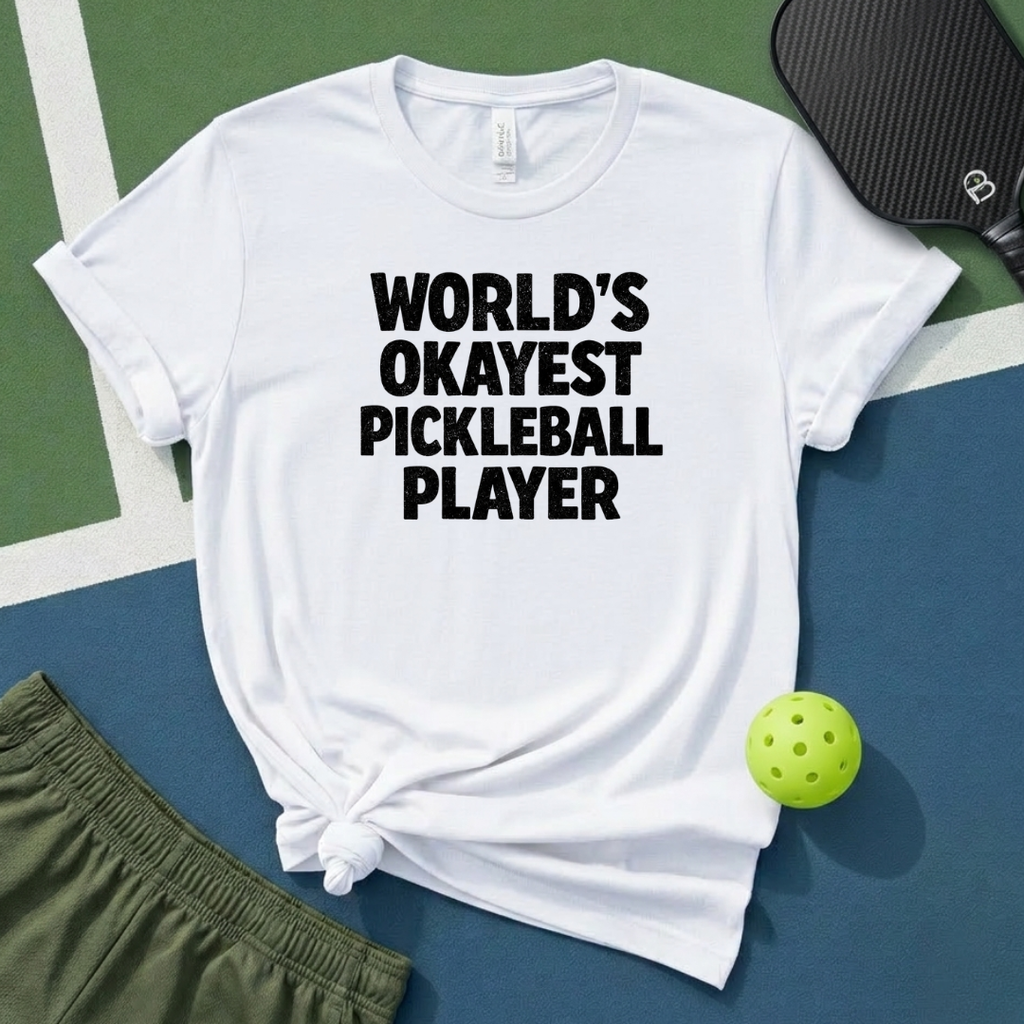 World's Okayest Pickleball Player T-Shirt