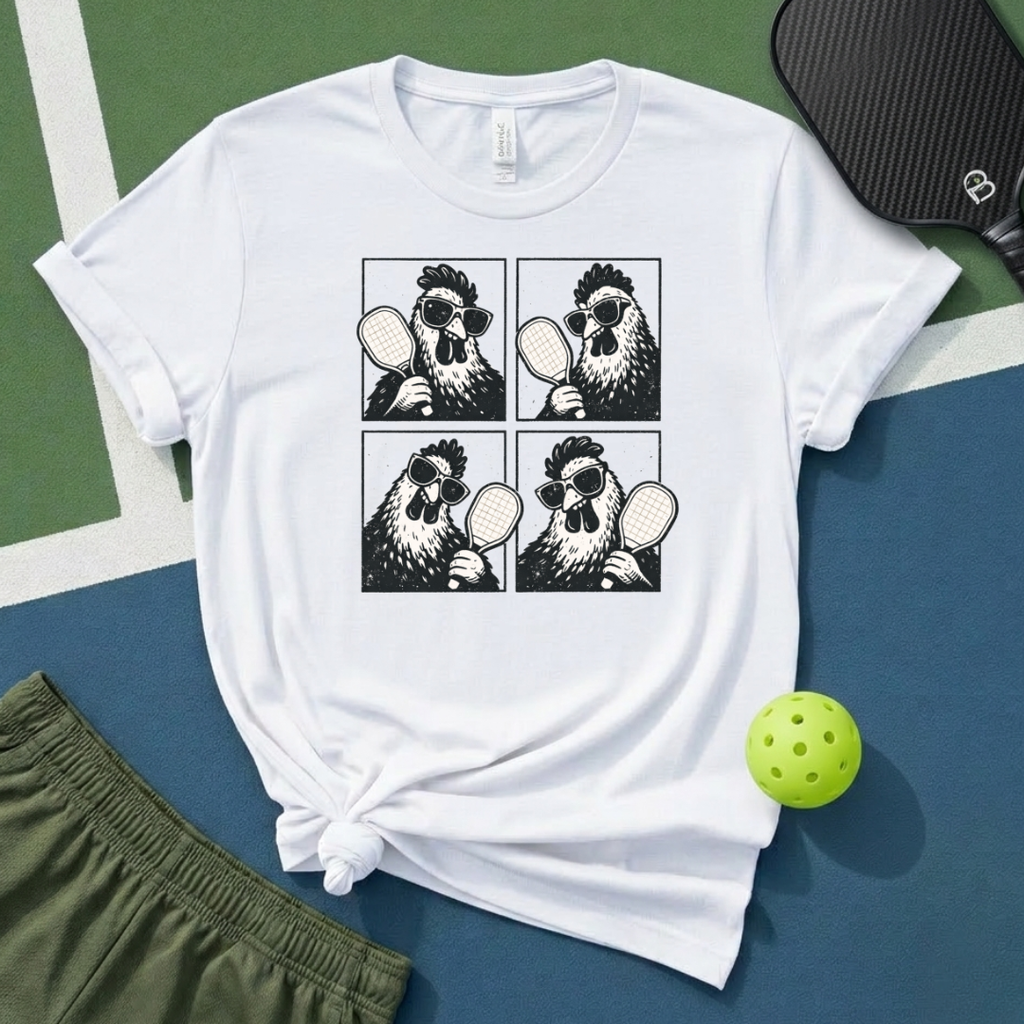 Chicken Pickleball T-Shirt