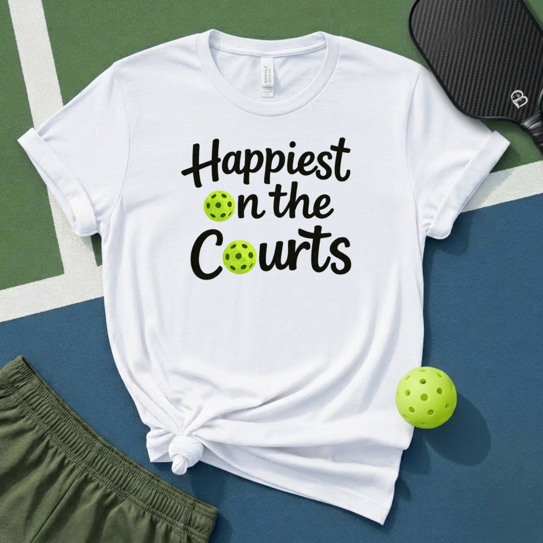 Happiest On The Courts T-Shirt