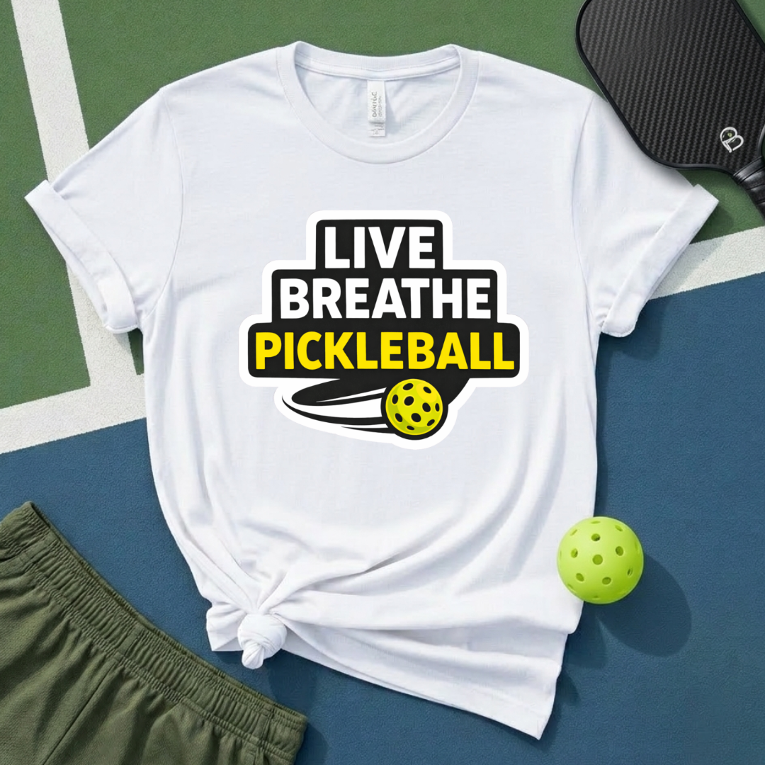Live Breathe Pickleball T-Shirt